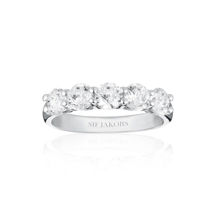 BELLUNO UNO ring vita Zirkoner (silver) 52