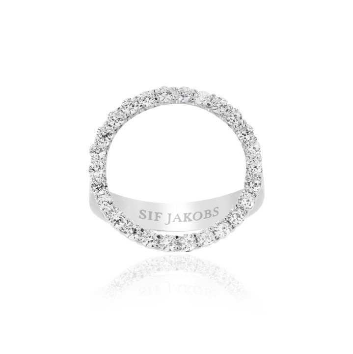 BIELLA GRANDE ring vita Zirkoner (silver) 56