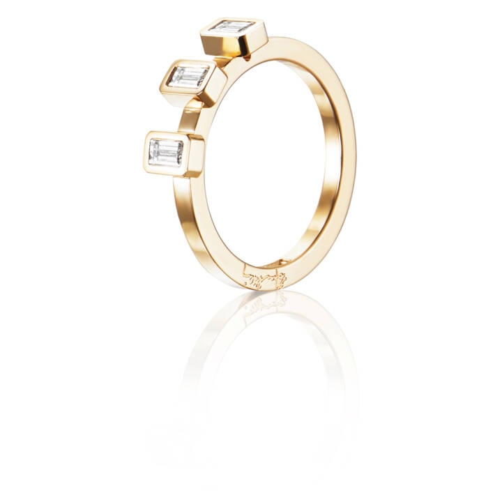 Baguette Wedding 0.30 ct diamant Ring Guld