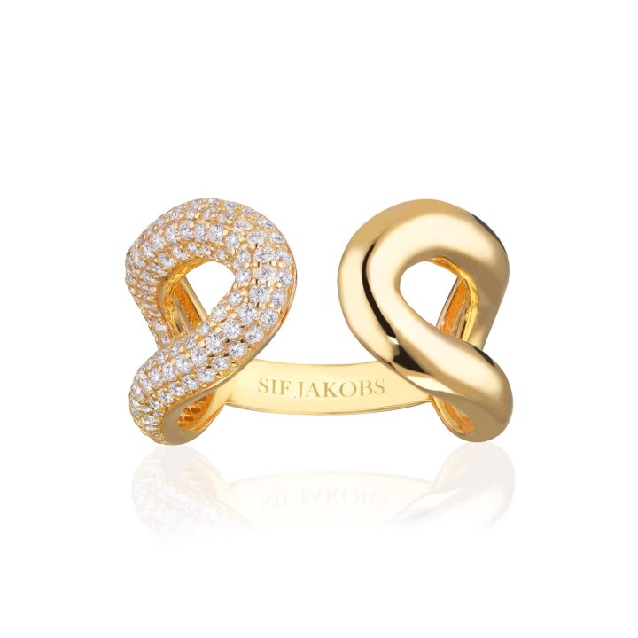 CAPRI DUE ring Vita Zirkonia (guld) 50