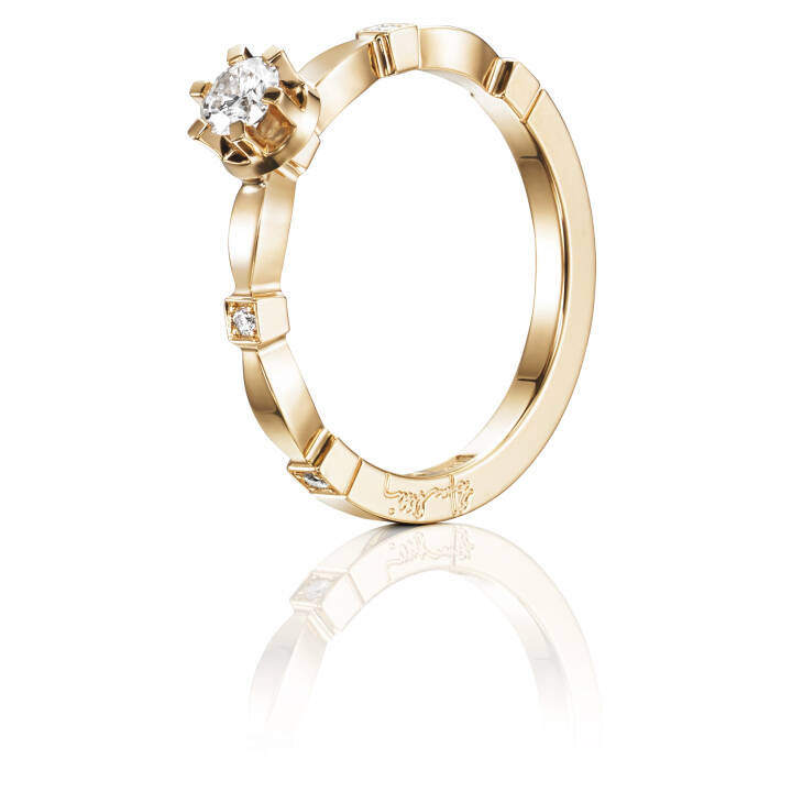 Forget Me Not Star Ring Guld 15.00 mm