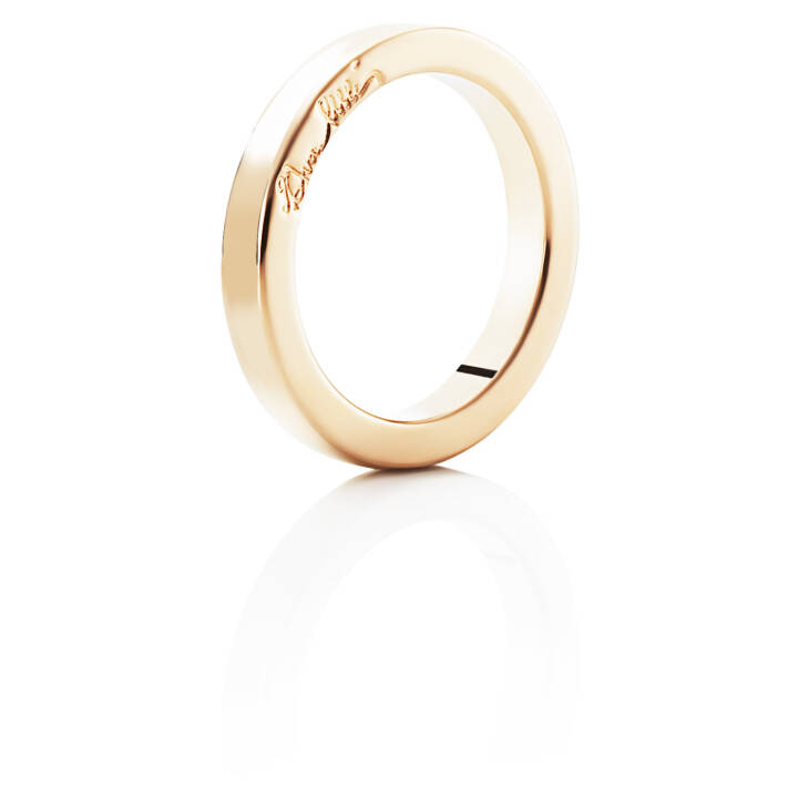 Half Round Ring Guld 15.00 mm