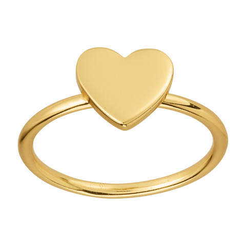 Heart Ring (guld) 52