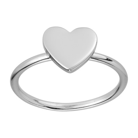 Heart Ring (silver) 52