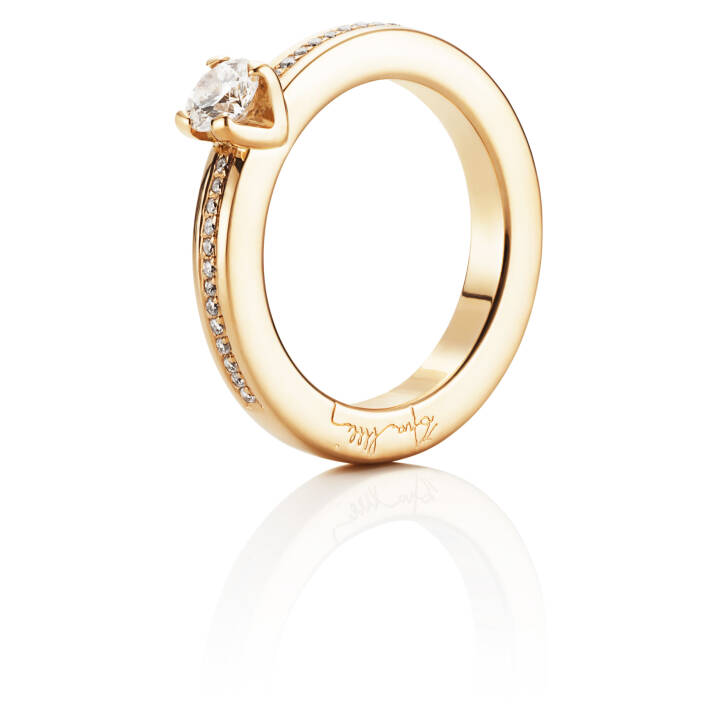 Heart To Heart 050 ct Ring Guld 15.00 mm