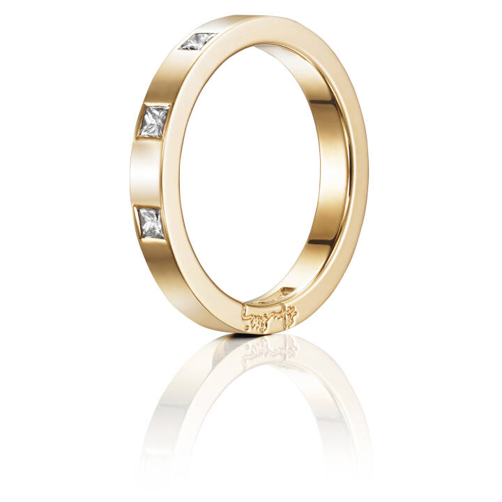 High & I Love You On Top Thin Ring Guld 15.00 mm