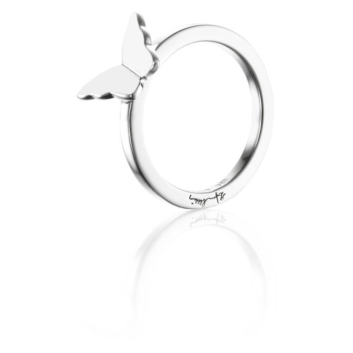 Little Miss Butterfly - Silver Ring Silver