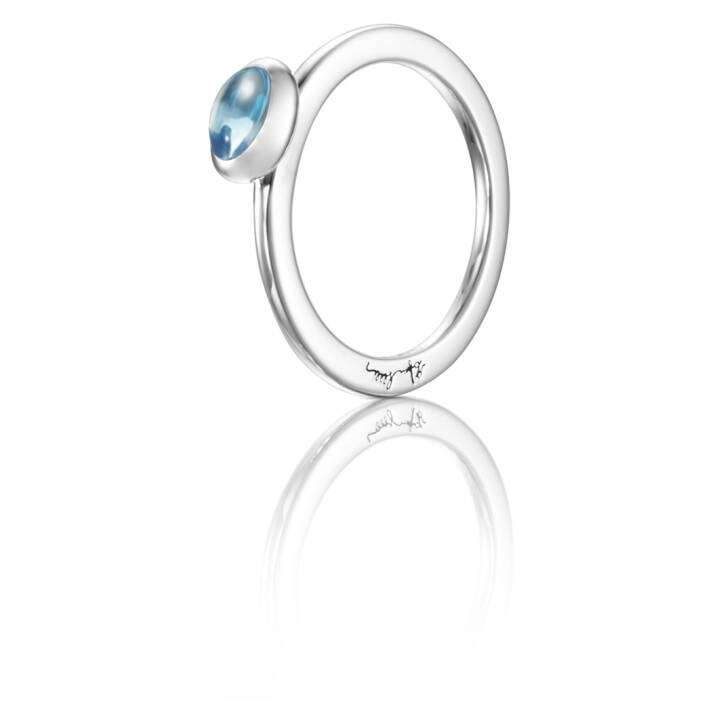 Love Bead Silver - Topaz Ring Silver 15.00 mm