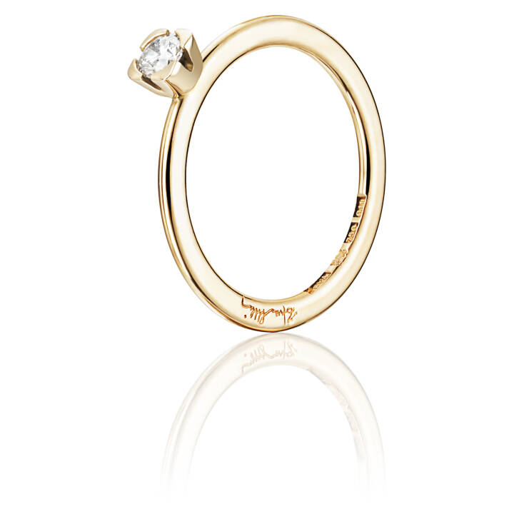 Love Bead Wedding 019 ct Ring Guld 15.00 mm