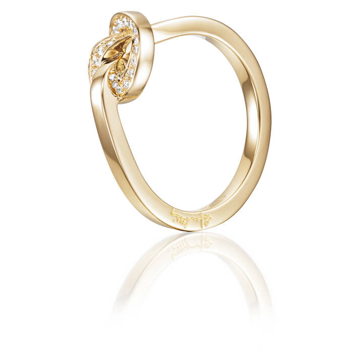 Love Knot & Stars Ring Guld 15.00 mm