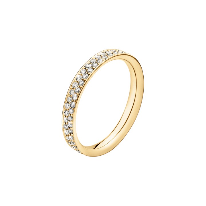 MAGIC RING guld DIAMOND PAVE 0.44 CT 44