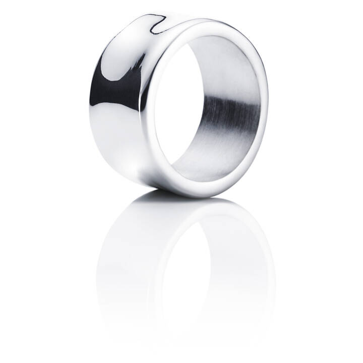 Moonwalk Wide Ring Silver 15.00 mm