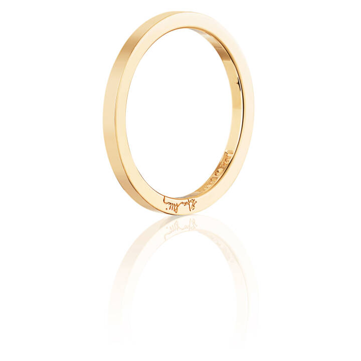 Plain & Signature Thin Ring Guld 15.00 mm