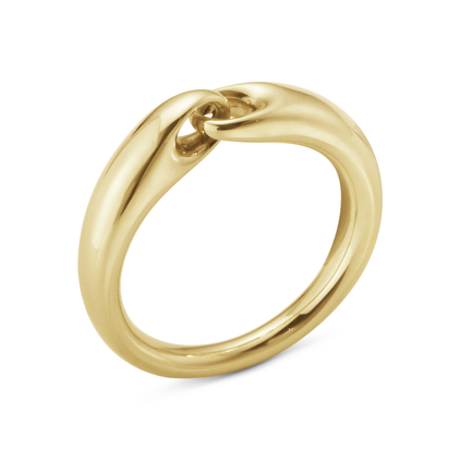 REFLECT SMALL LINK Ring Guld 49