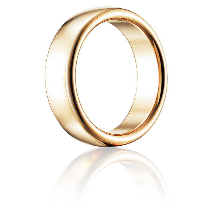 Smooth Ring Guld 15.00 mm