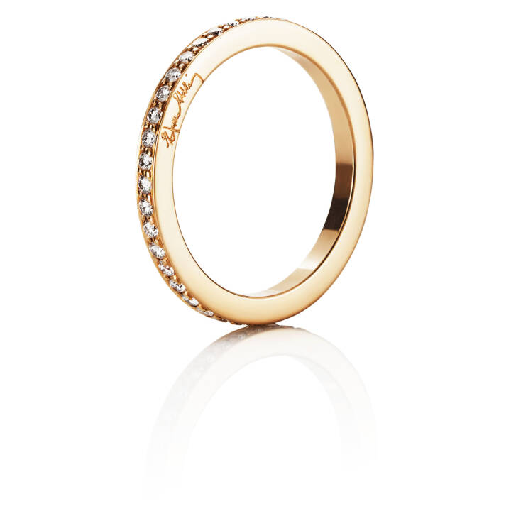 Stars & Signature Thin Ring Guld