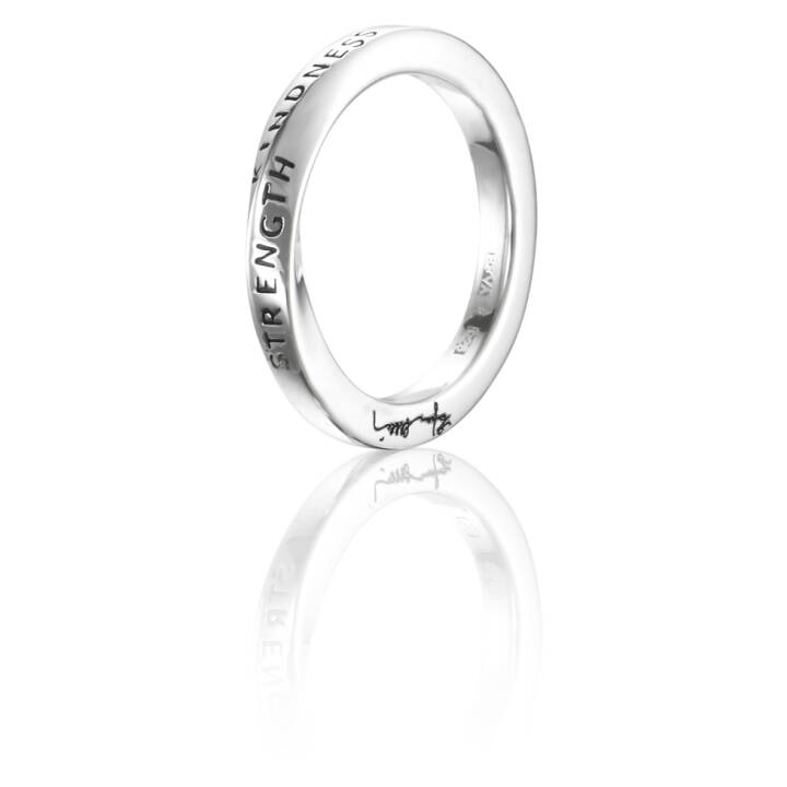 Strength & Kindness Ring Silver 15.50 mm