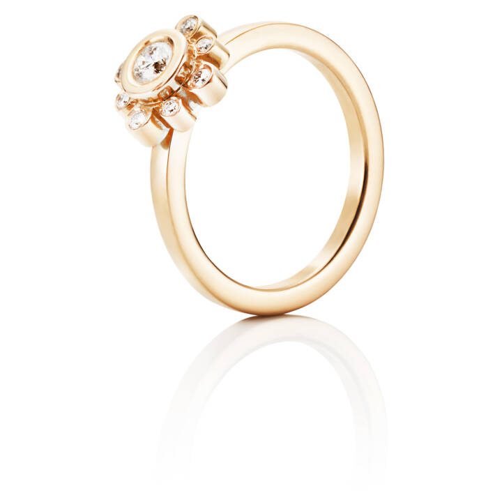 Sweet Hearts Crown 019 ct Ring Guld 15.00 mm