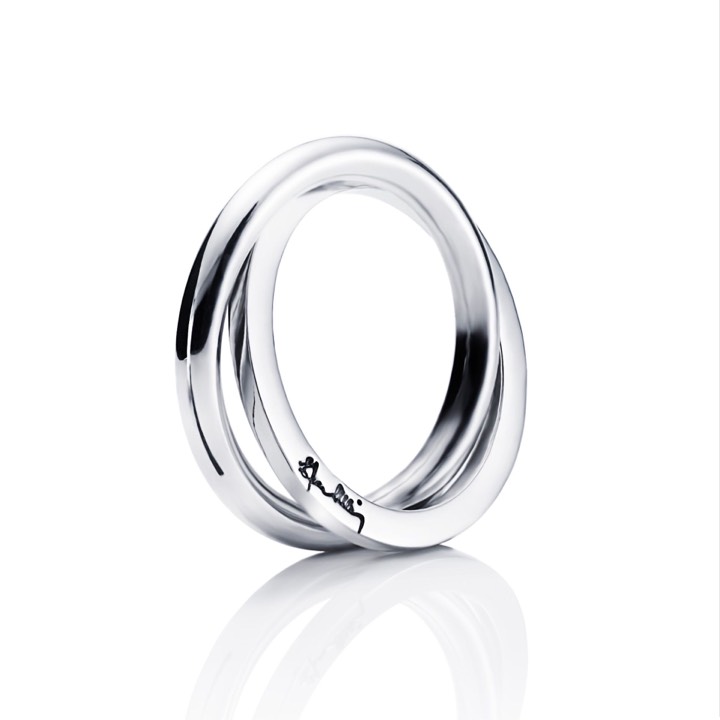 Twosome Ring Silver 15.00 mm