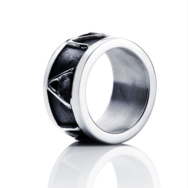 Human Ring Silver 16.00 mm