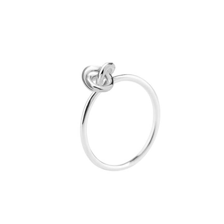 Le knot drop ring 16,5 Silver