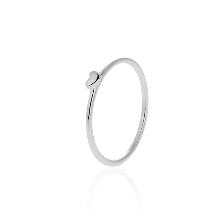 Loving Heart drop ring 16,5 Silver