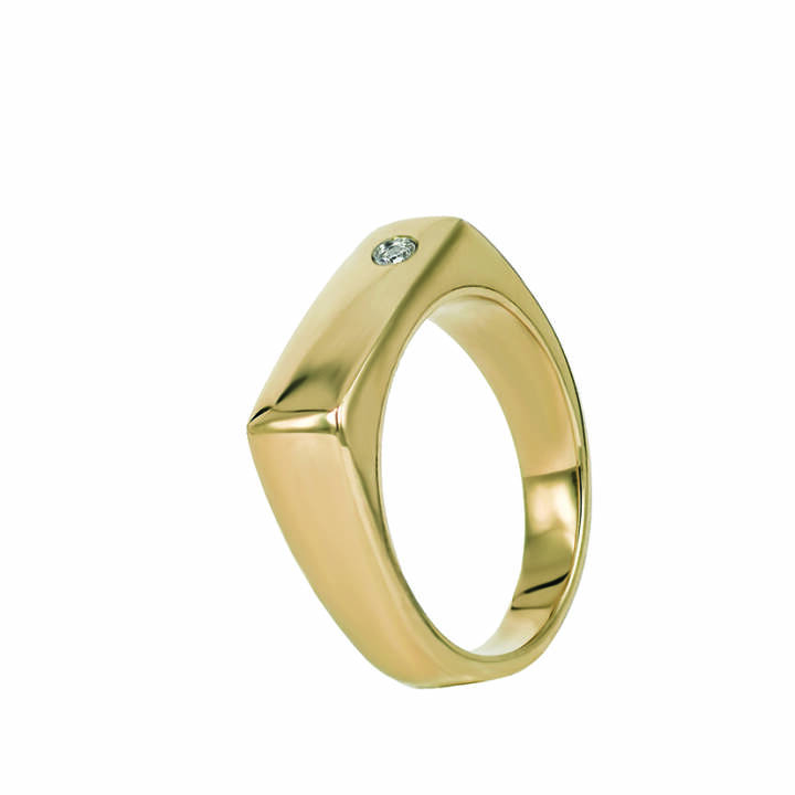 NOUR Stone Guld ring L