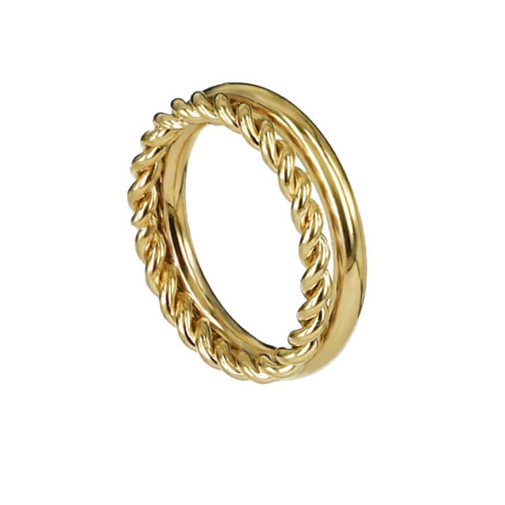 TWIST Guld ring L