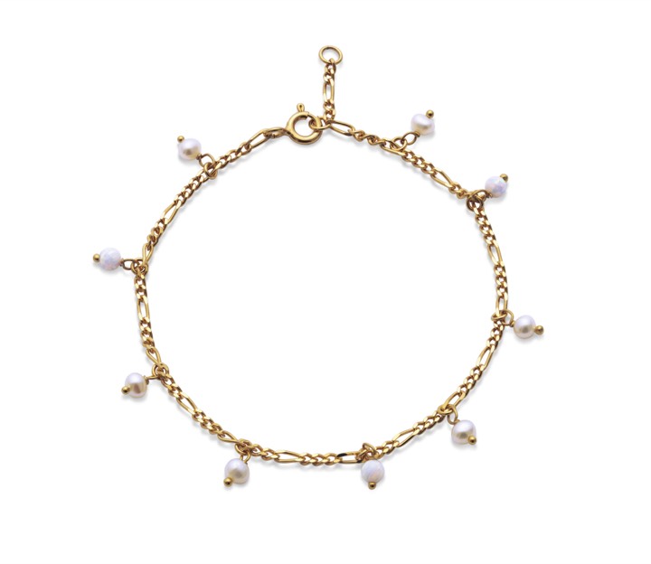 Lula White armband (guld)