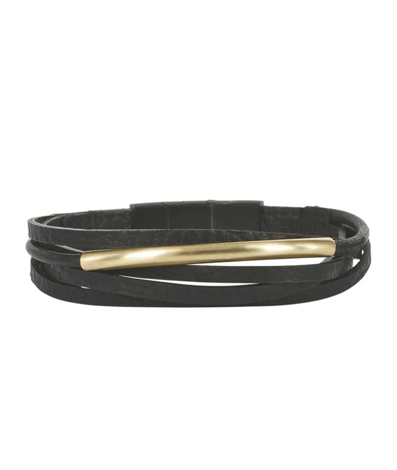 AROCK - ANDY Armband Svart/Guld