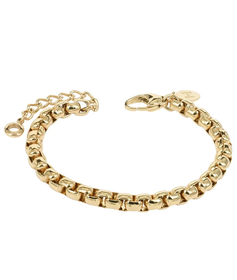 Astrid & Agnes - JOANNA Armband 5,6 mm Guld