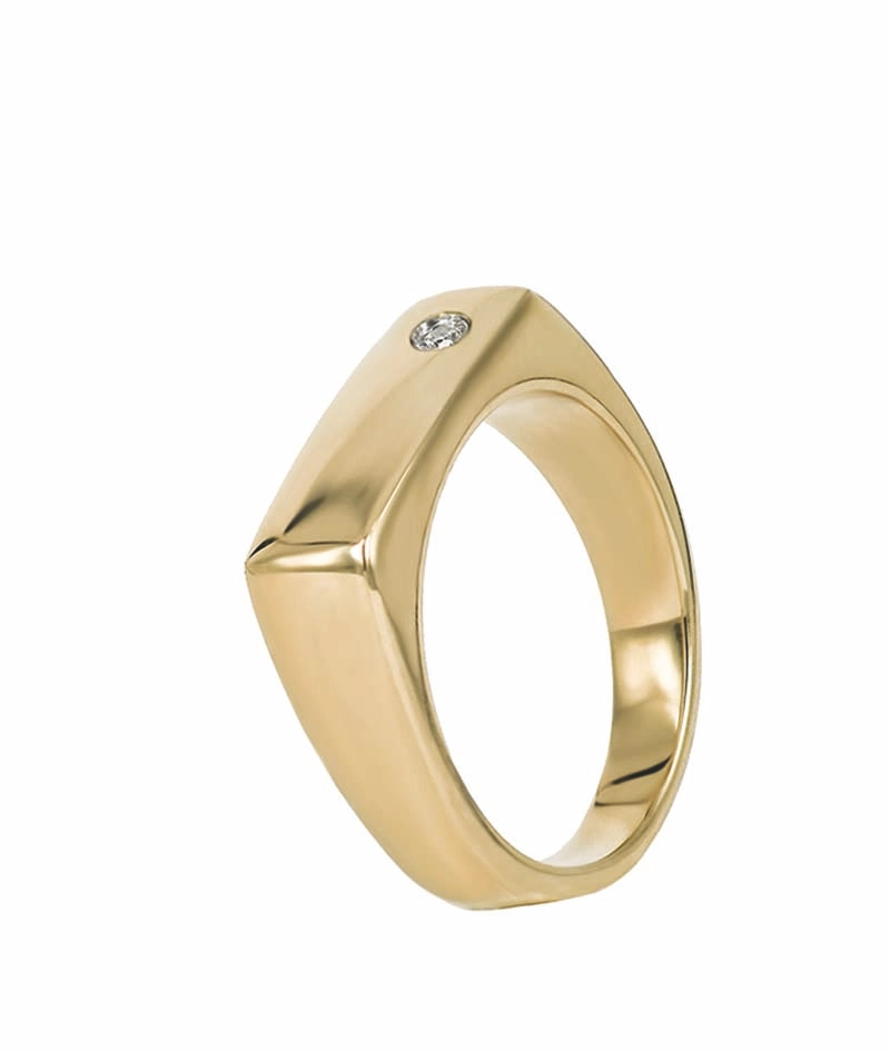 Astrid & Agnes - NOUR Stone Ring Guld