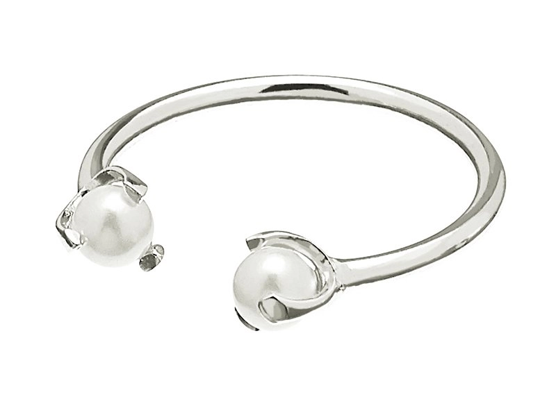 CU Jewellery - Pearl Small Ring Silver