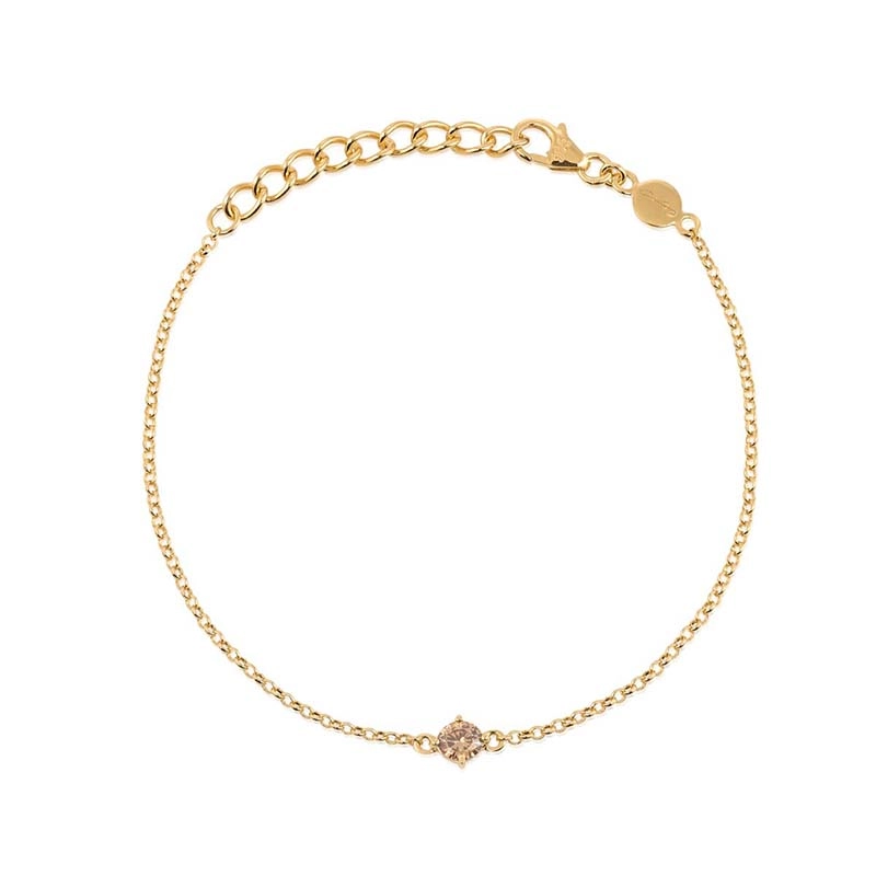 Carolina Gynning - Time To Glow Mini Armband - Champagne Guld