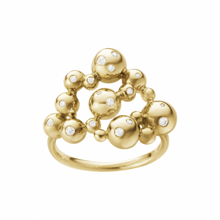 GRAPE CLUSTER RING GULD 0.11 CT 49