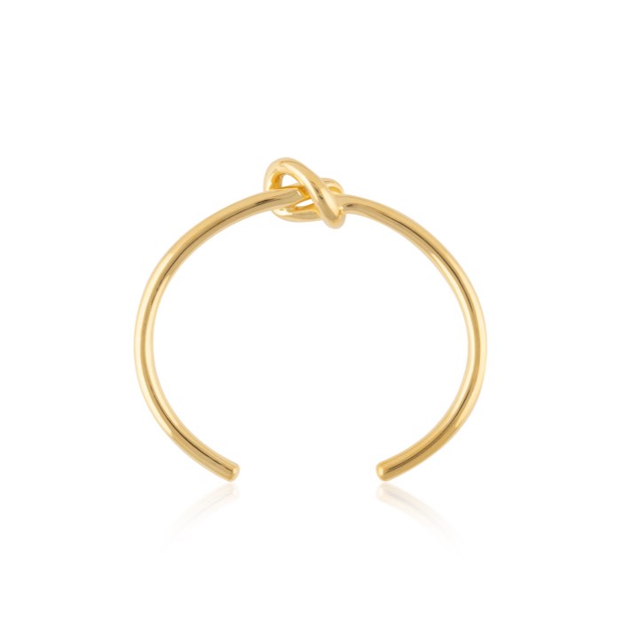 Knot Cuff Armband (guld)