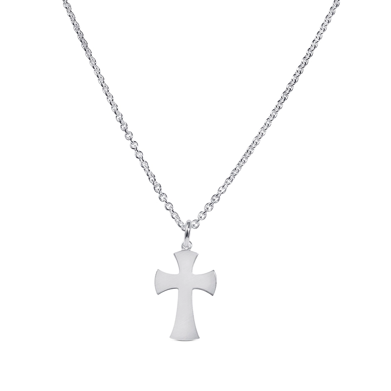 Nordic Spectra - Cross Halsband Silver