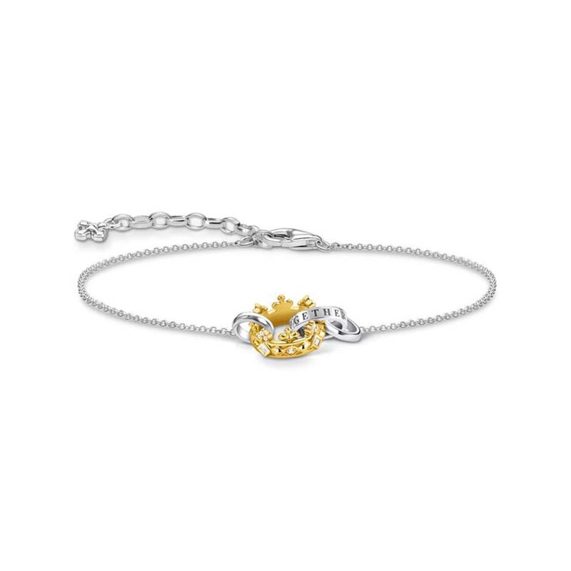 Thomas Sabo - Armband Krona Guld