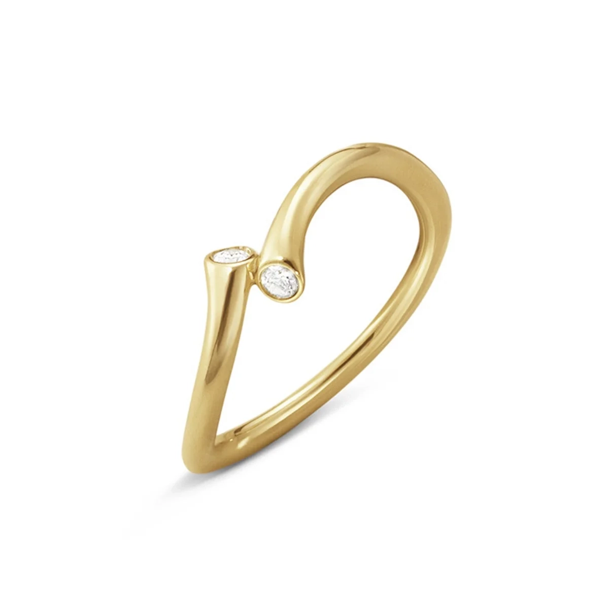 Georg Jensen - Magic Ring 18K Guld & Diamanter