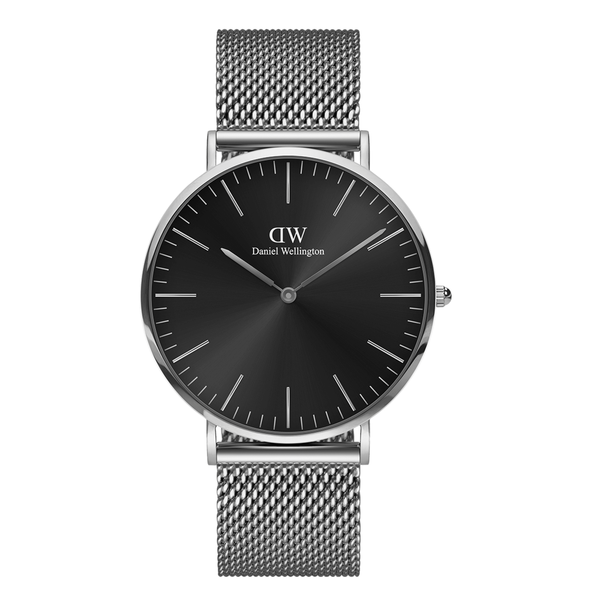 Daniel Wellington DW Klocka Classic Mesh Onyx 40mm Silver