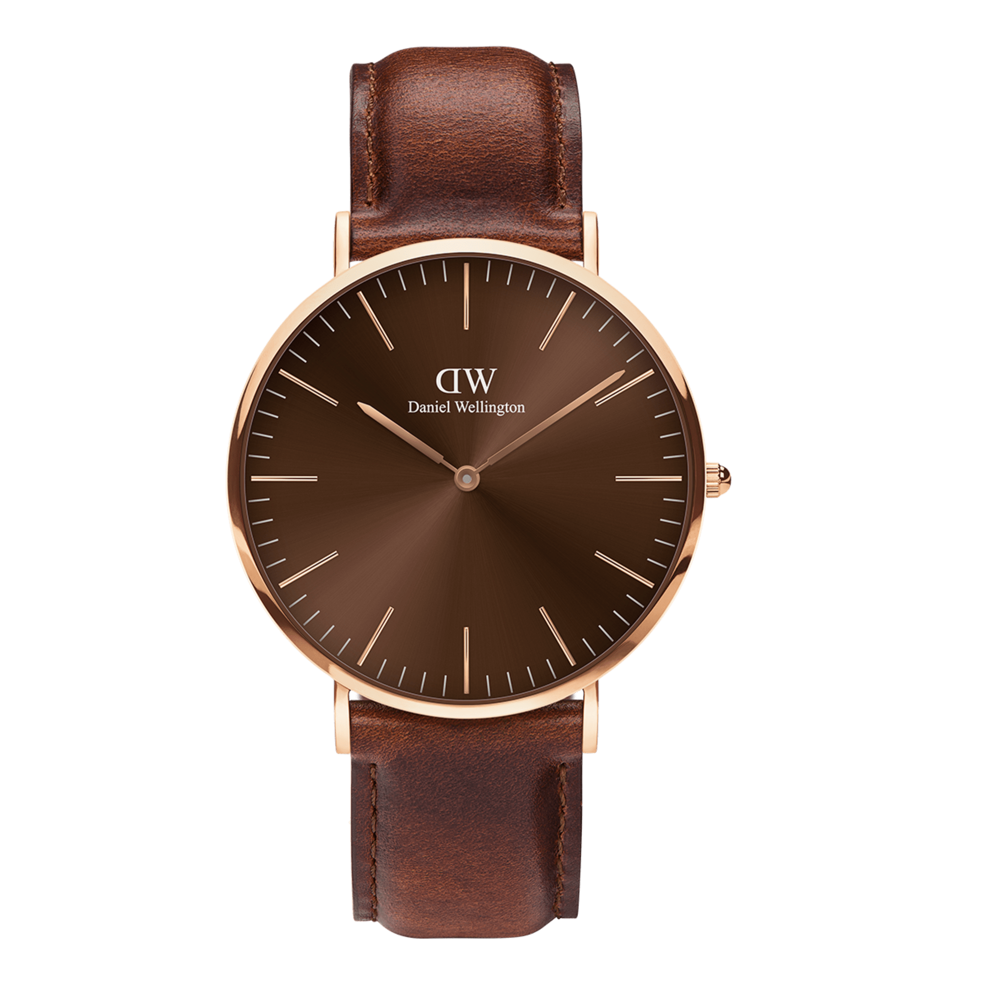 Daniel Wellington DW Klocka Classic St Mawes Amber 40mm Rose Gold