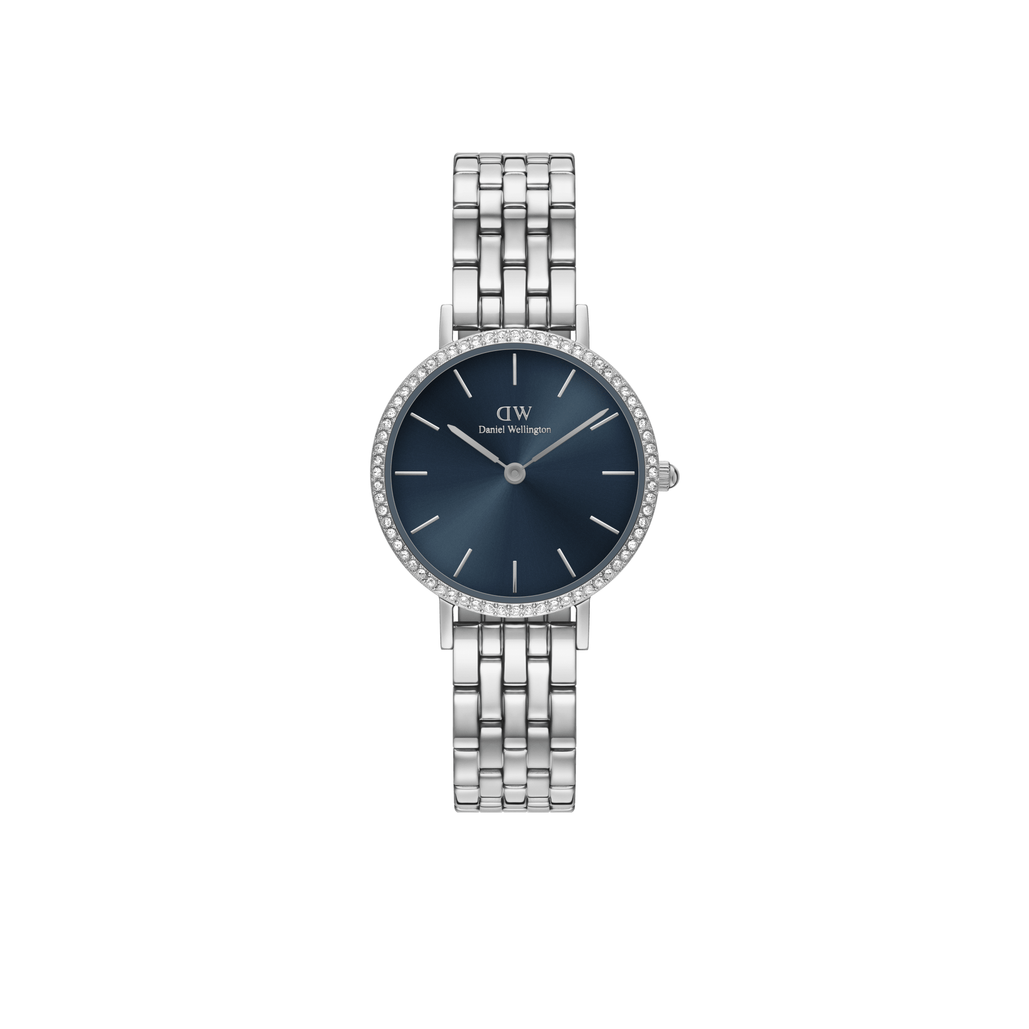 Daniel Wellington DW Klocka Petite Lumine Bezel 5-Link Arctic S 28mm Silver