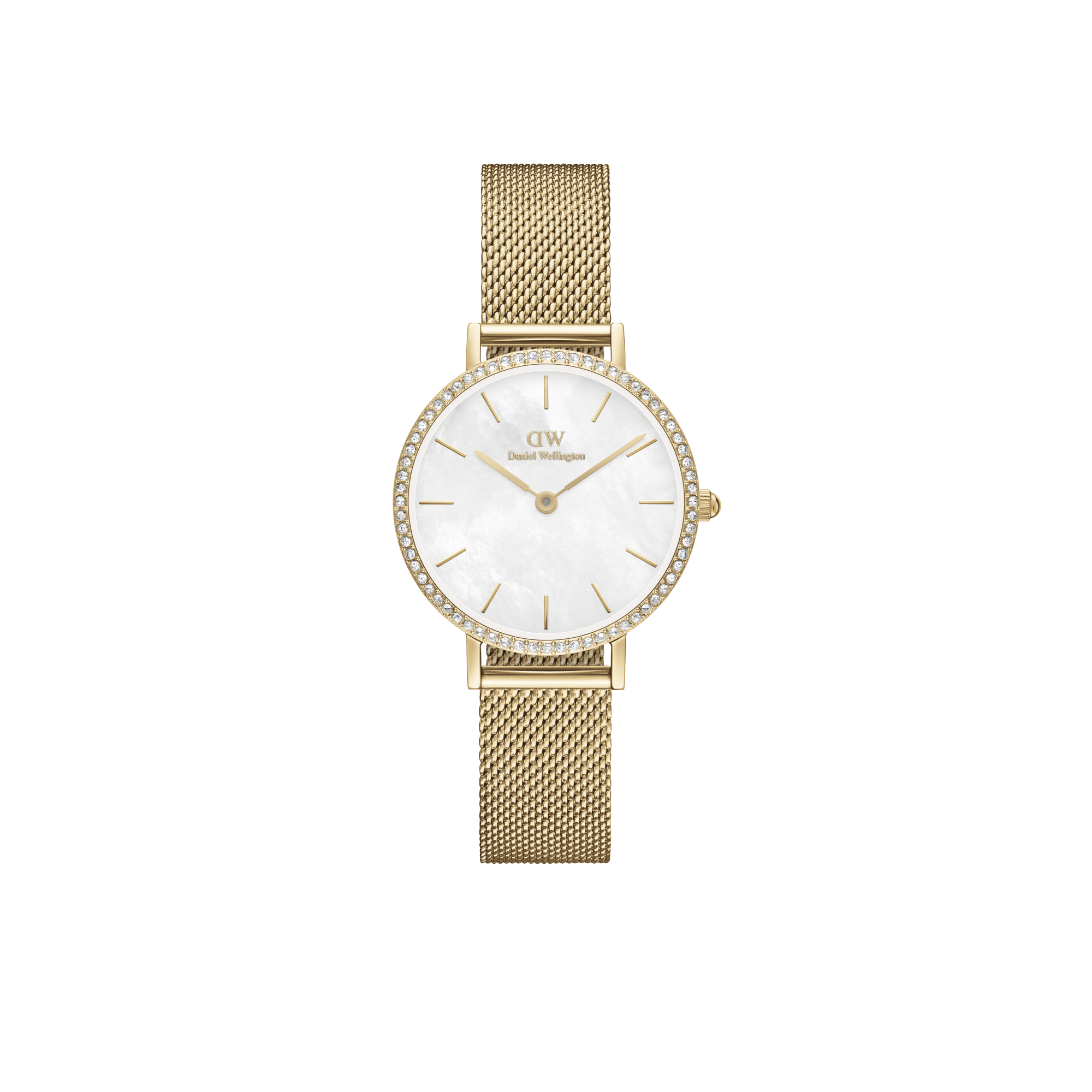 Daniel Wellington DW Klocka Petite Lumine Bezel Evergold MOP 28mm Gold