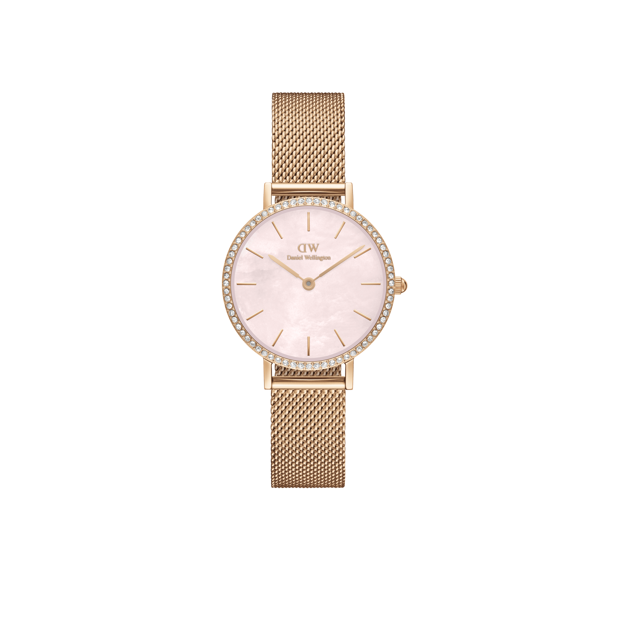 Daniel Wellington DW Klocka Petite Lumine Bezel Melrose Pink MOP 28mm Rose Gold