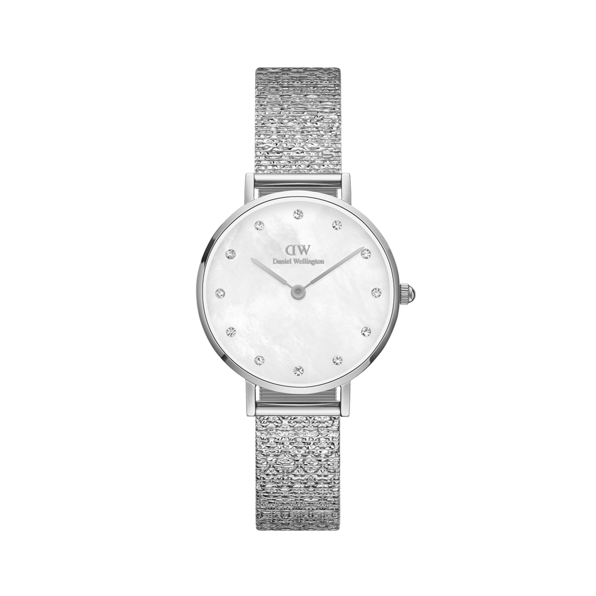 Daniel Wellington DW Klocka Petite Lumine Pressed Piano 28mm Silver