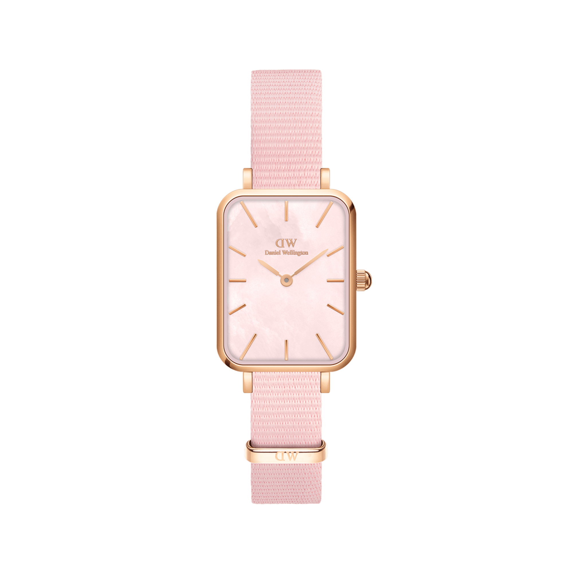 Daniel Wellington DW Klocka Quadro Coral 20x26mm Rose Gold