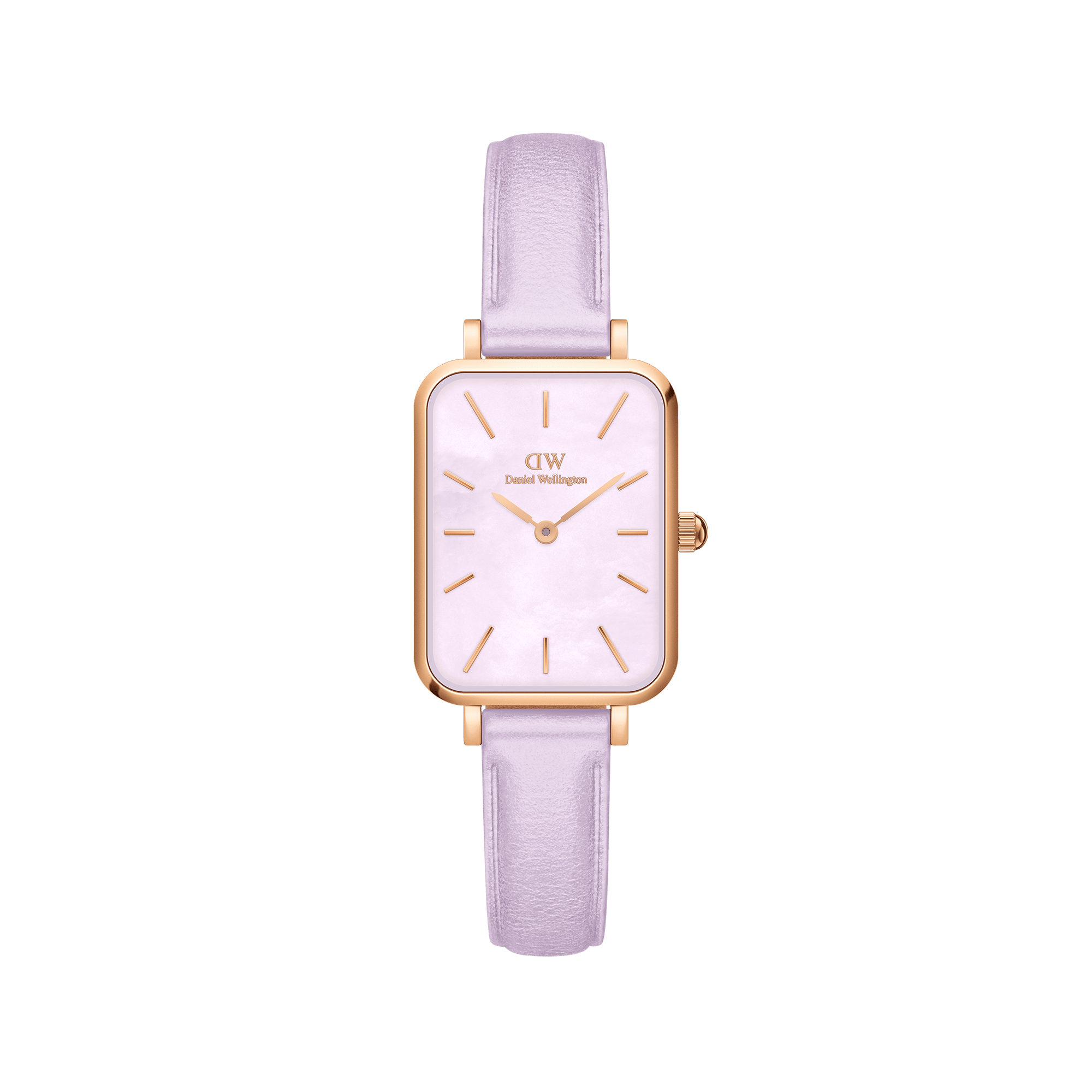 Daniel Wellington DW Klocka Quadro Lavender MOP 20x26mm Rose Gold