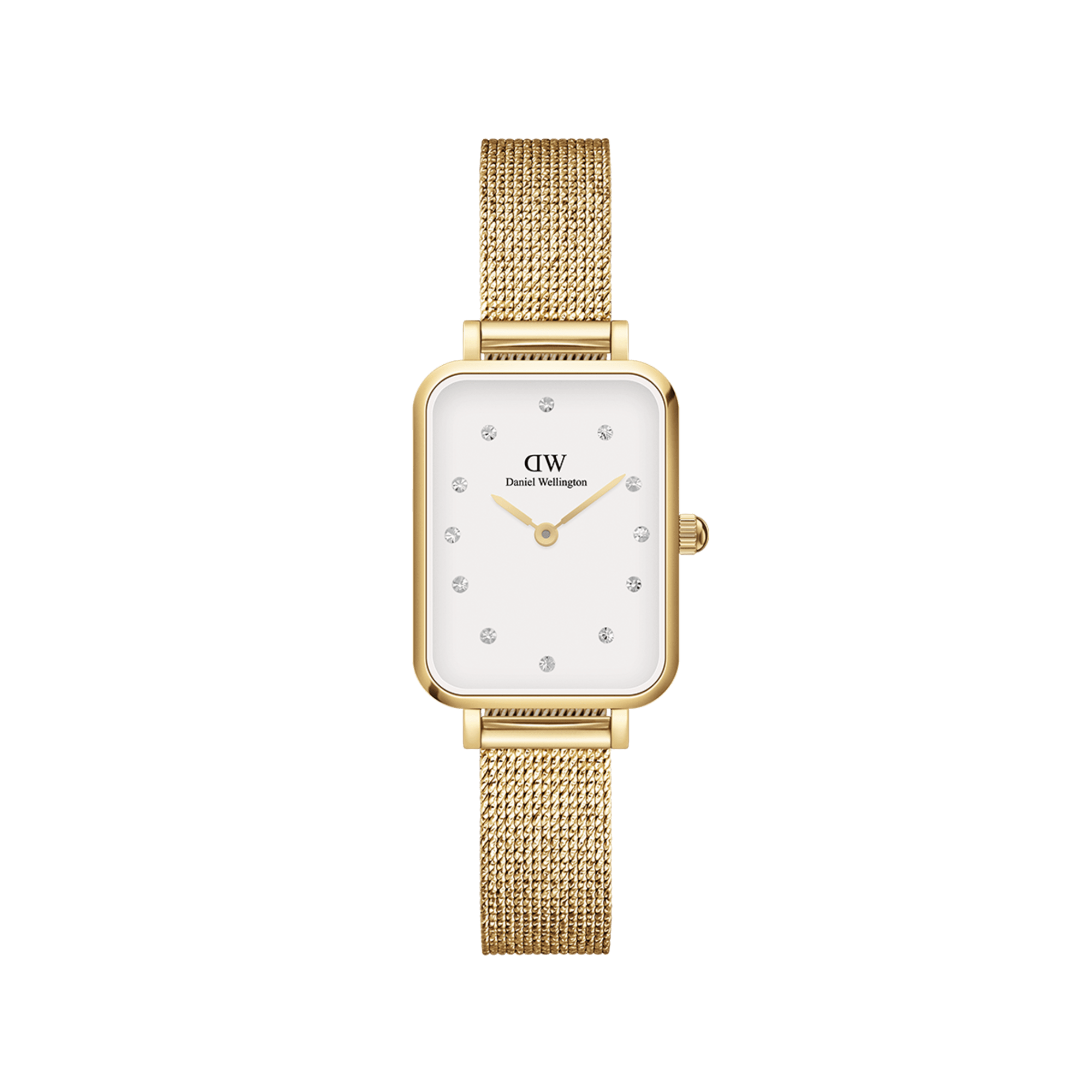 Daniel Wellington DW Klocka Quadro Lumine Pressed Evergold 20x26mm Gold