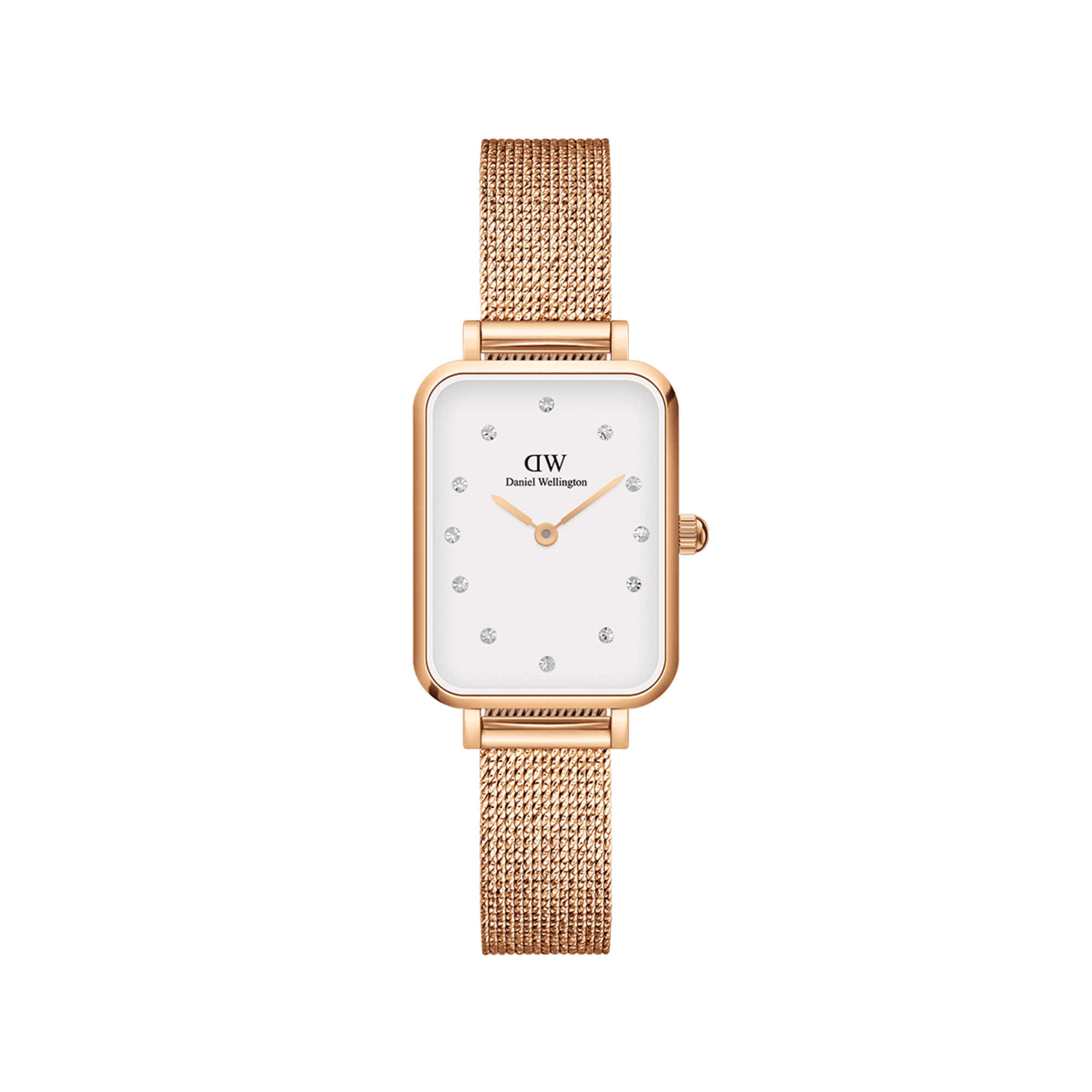 Daniel Wellington DW Klocka Quadro Lumine Pressed Melrose 20x26mm Rose Gold