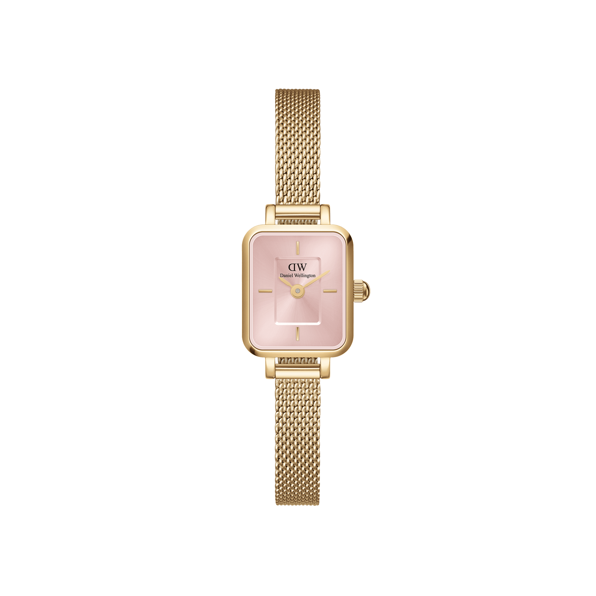 Daniel Wellington DW Klocka Quadro Mini Evergold Gold Blush 15.4x18.2mm